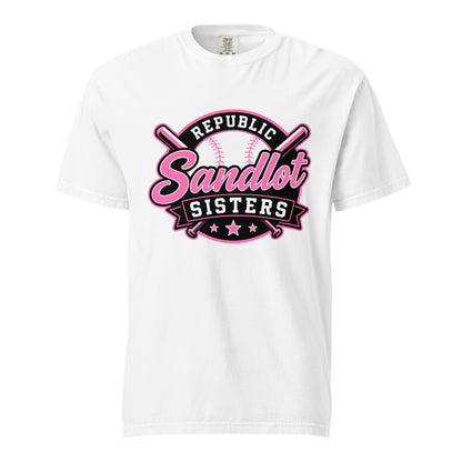 Signature | Comfort Colors T-Shirt | Sandlot Sisters | Badge Logo
