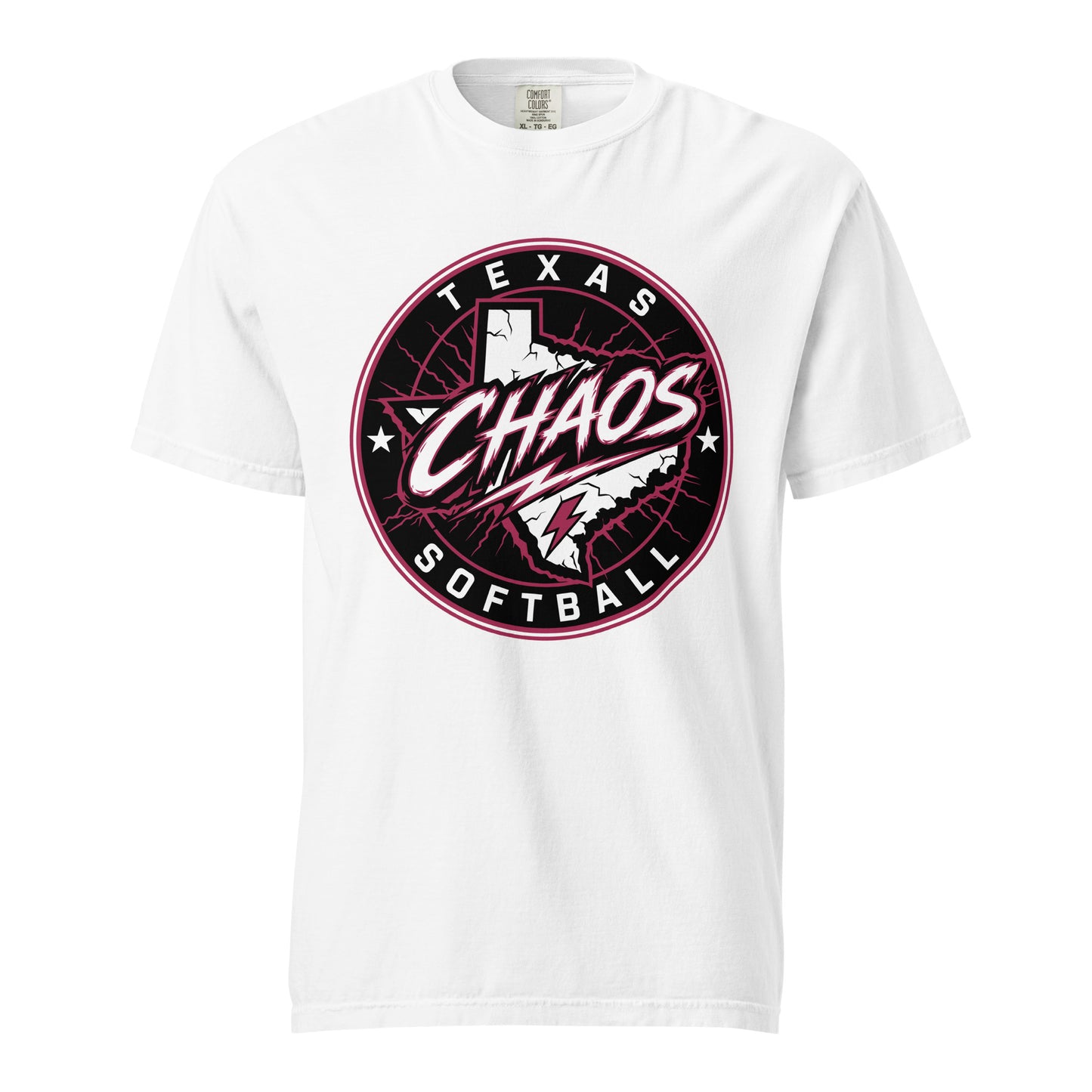 Signature | Comfort Colors T-Shirt | Texas Chaos | Badge Logo