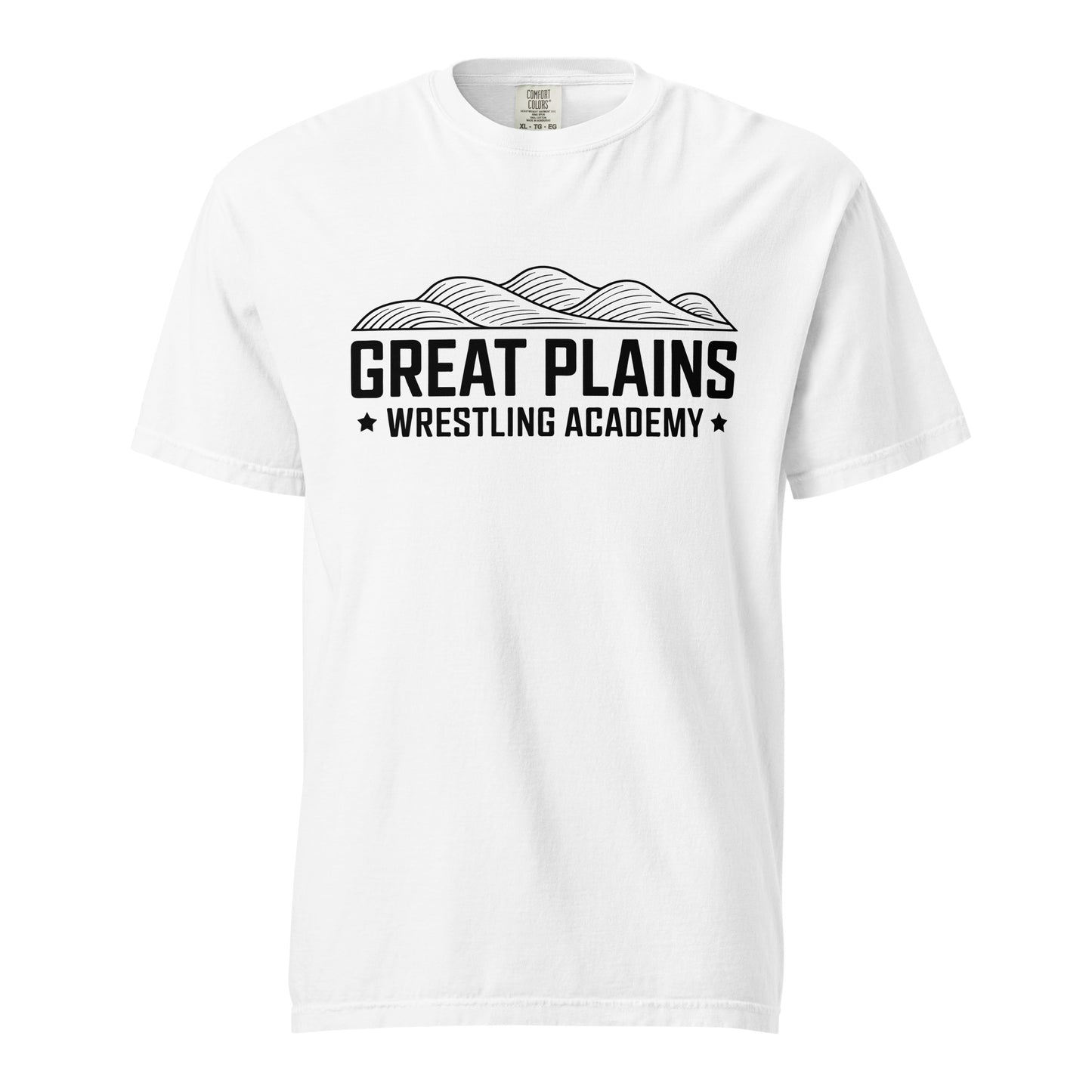 Signature | Comfort Colors T-Shirt | Great Plains Wrestling Academy | Crest Logo