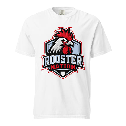 Signature | Comfort Colors T-Shirt | Rooster Nation | Shield Logo