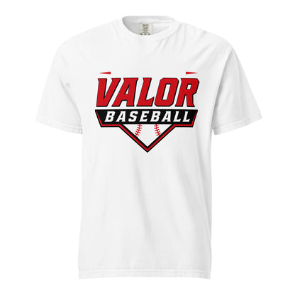 Signature | Comfort Colors T-Shirt | South Bend Valor Baseball | Vanguard Logo
