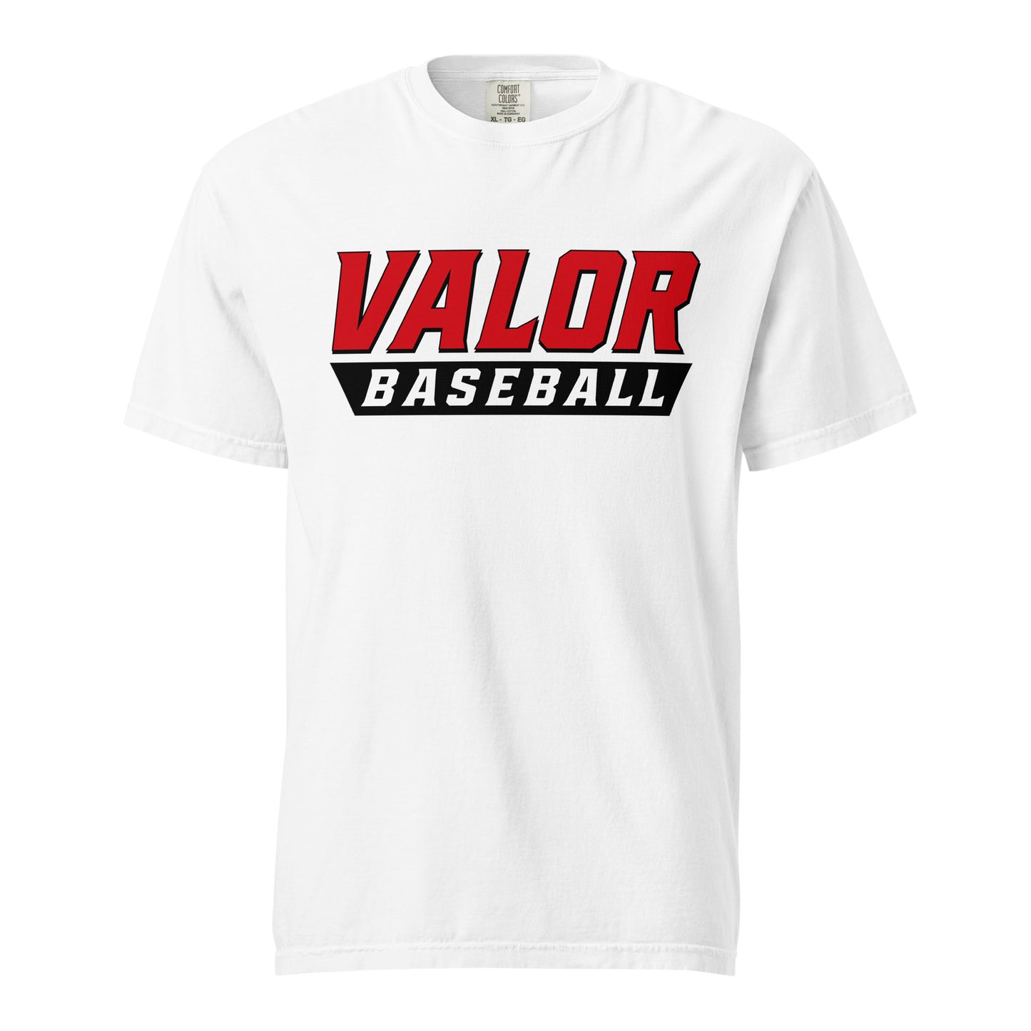 Signature | Comfort Colors T-Shirt | South Bend Valor Baseball | Emblem Logo