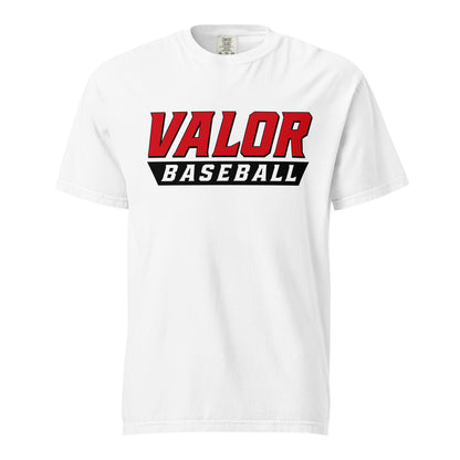 Signature | Comfort Colors T-Shirt | South Bend Valor Baseball | Emblem Logo