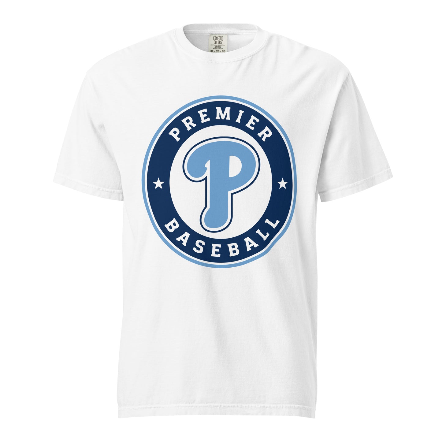 Signature | Comfort Colors T-Shirt | Premier Baseball | Badge Logo