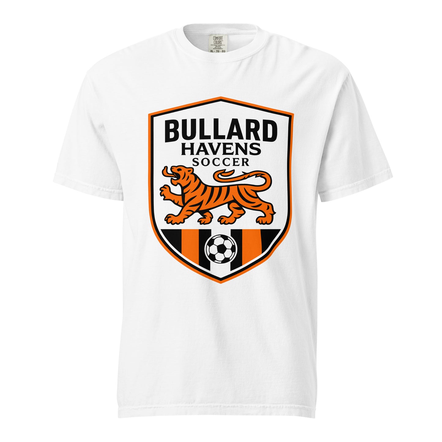 Signature | Comfort Colors T-Shirt | Bullard Havens Boys Soccer | Shield Logo