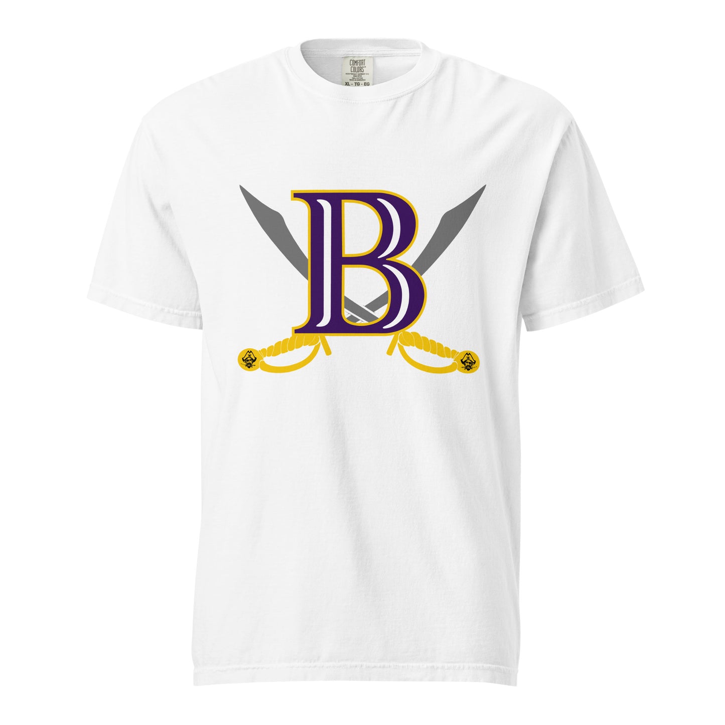 Signature | Comfort Colors T-Shirt | Belton Youth Football Pirates | Vanguard Logo