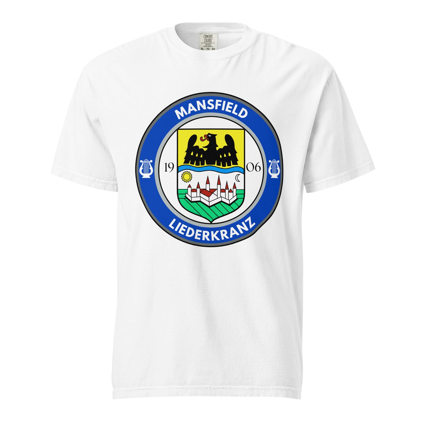 Signature | Comfort Colors T-Shirt | Liederkranz Soccer Club | Badge Logo