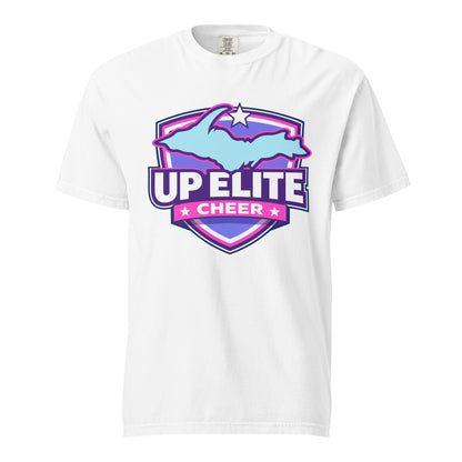 Signature | Comfort Colors T-Shirt | UP Elite Cheer | Shield Logo