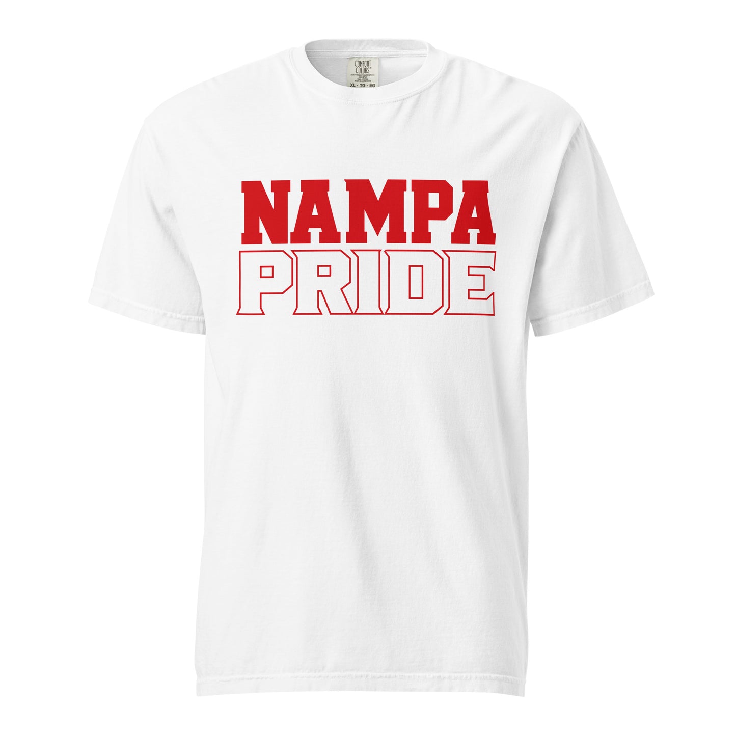 Signature | Comfort Colors T-Shirt | Nampa Pride | Letter Mark Logo
