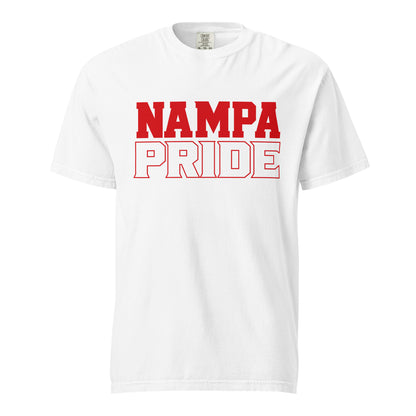 Signature | Comfort Colors T-Shirt | Nampa Pride | Letter Mark Logo