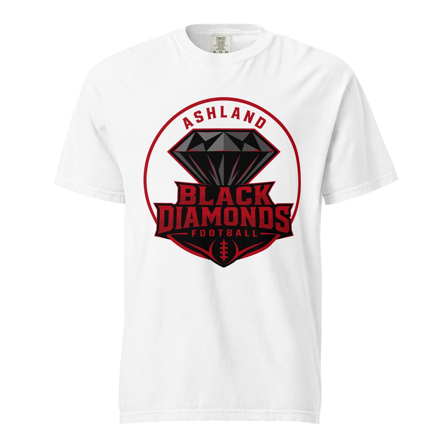 Signature | Comfort Colors T-Shirt | Ashland Black Diamonds | Badge Logo