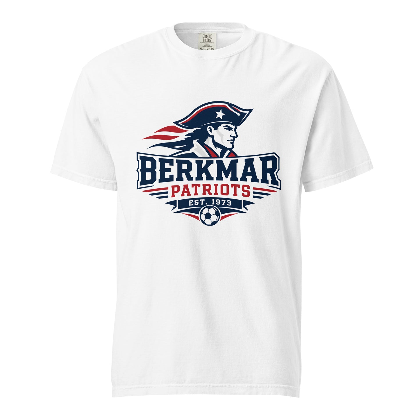 Signature | Comfort Colors T-Shirt | Berkmar High School Soccer | Vanguard Logo