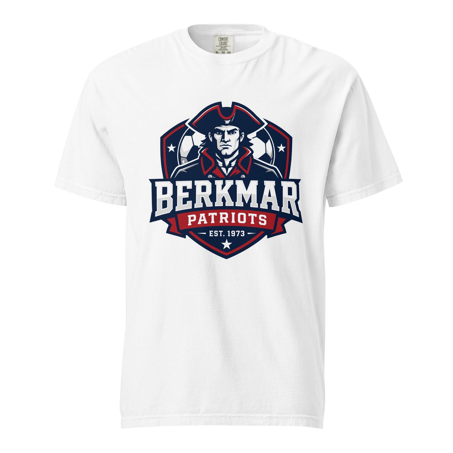 Signature | Comfort Colors T-Shirt | Berkmar High School Soccer | Shield Logo