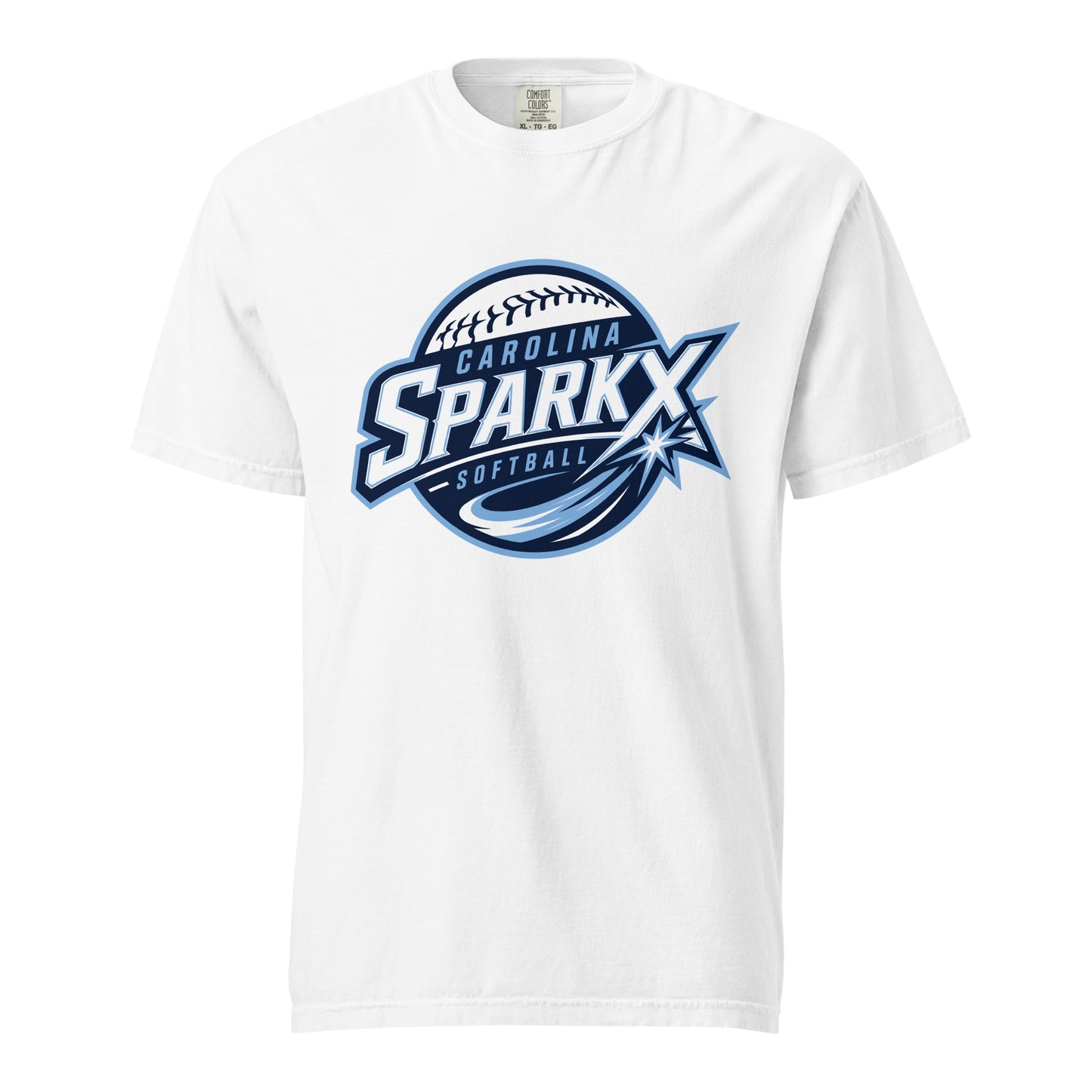 Signature | Comfort Colors T-Shirt | Carolina Sparkx | Vanguard Logo