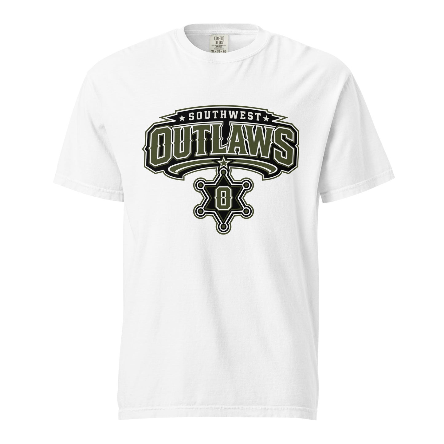 Signature | Comfort Colors T-Shirt | Southwest Outlaws | Frontier Athletics Logo