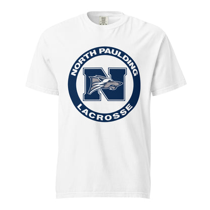 Signature | Comfort Colors T-Shirt | North Paulding Lacrosse | Badge Logo