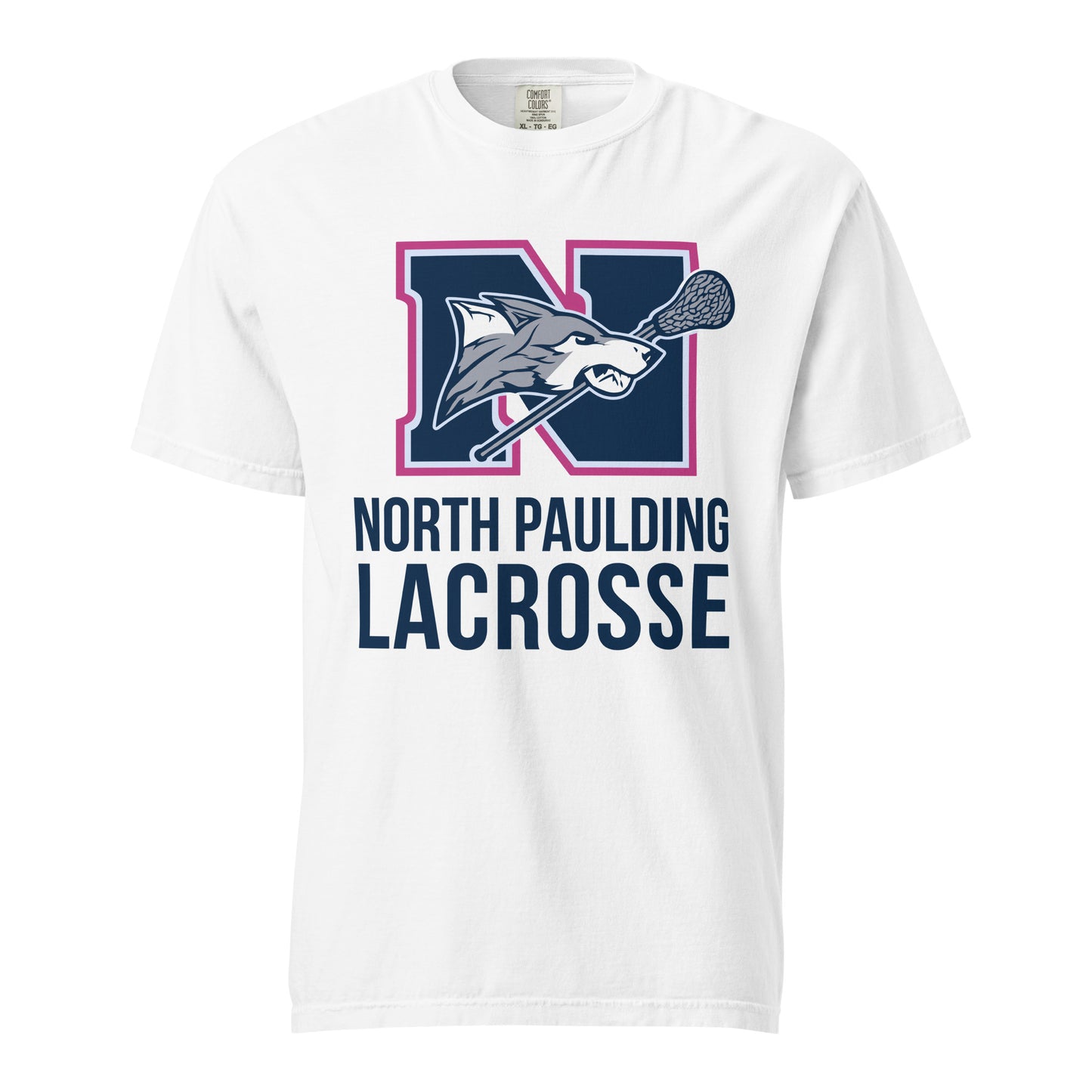 Signature | Comfort Colors T-Shirt | North Paulding Lacrosse | Vanguard Logo