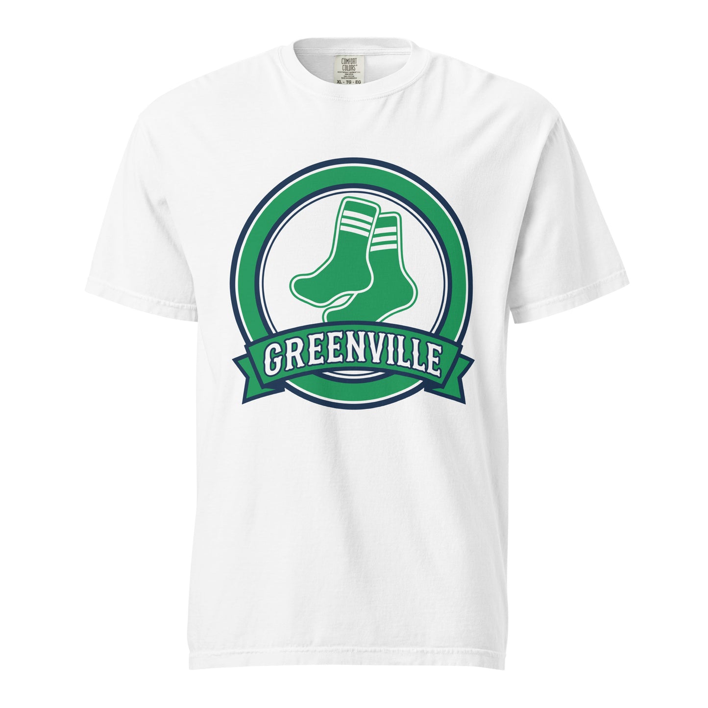 Signature | Comfort Colors T-Shirt | Greenville Sox | Badge Logo