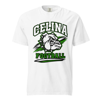 Signature | Comfort Colors T-Shirt | Celina Black Football | Emblem Logo