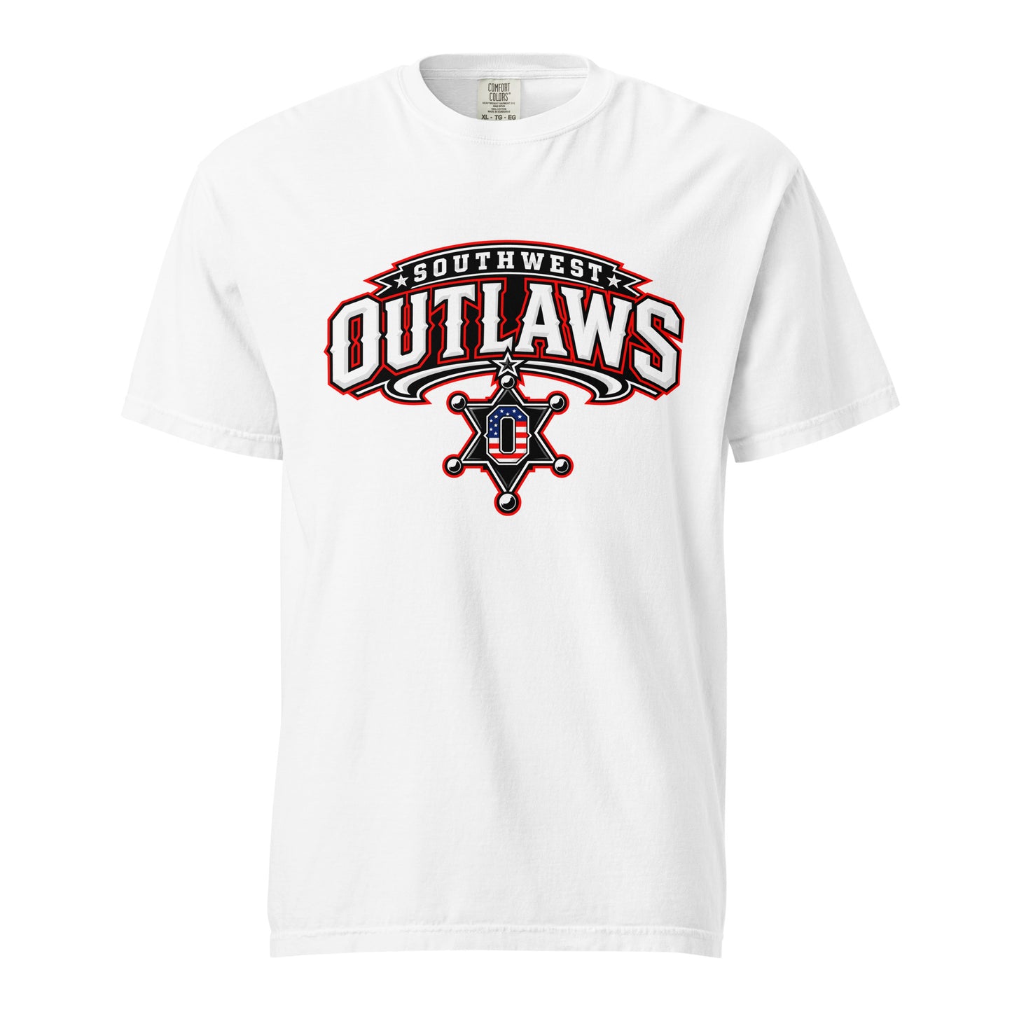 Signature | Comfort Colors T-Shirt | Southwest Outlaws | Vanguard Logo