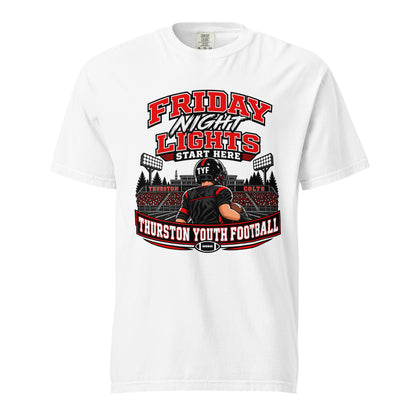 Signature | Comfort Colors T-Shirt | Thurston Youth Football | Vanguard Logo