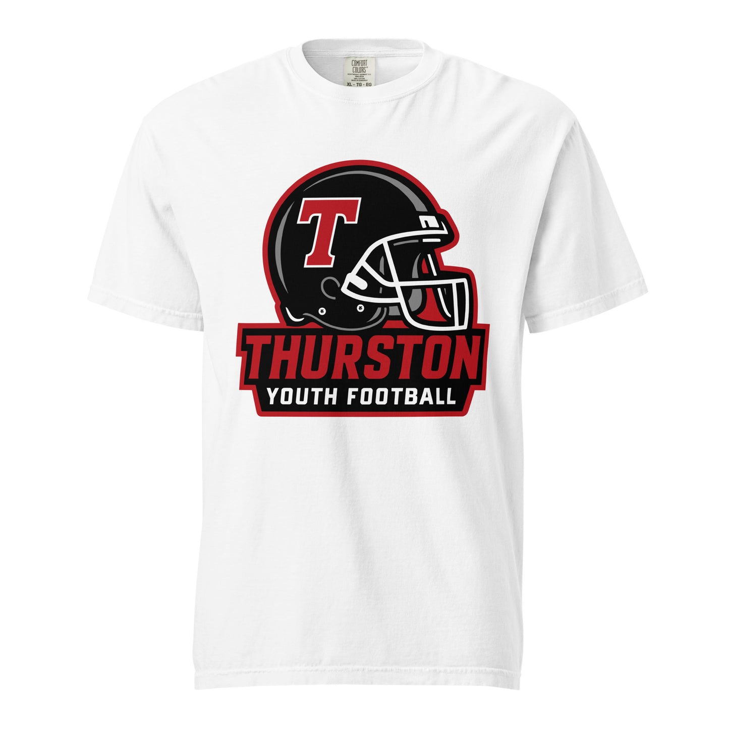 Signature | Comfort Colors T-Shirt | Thurston Youth Football | Crest Logo