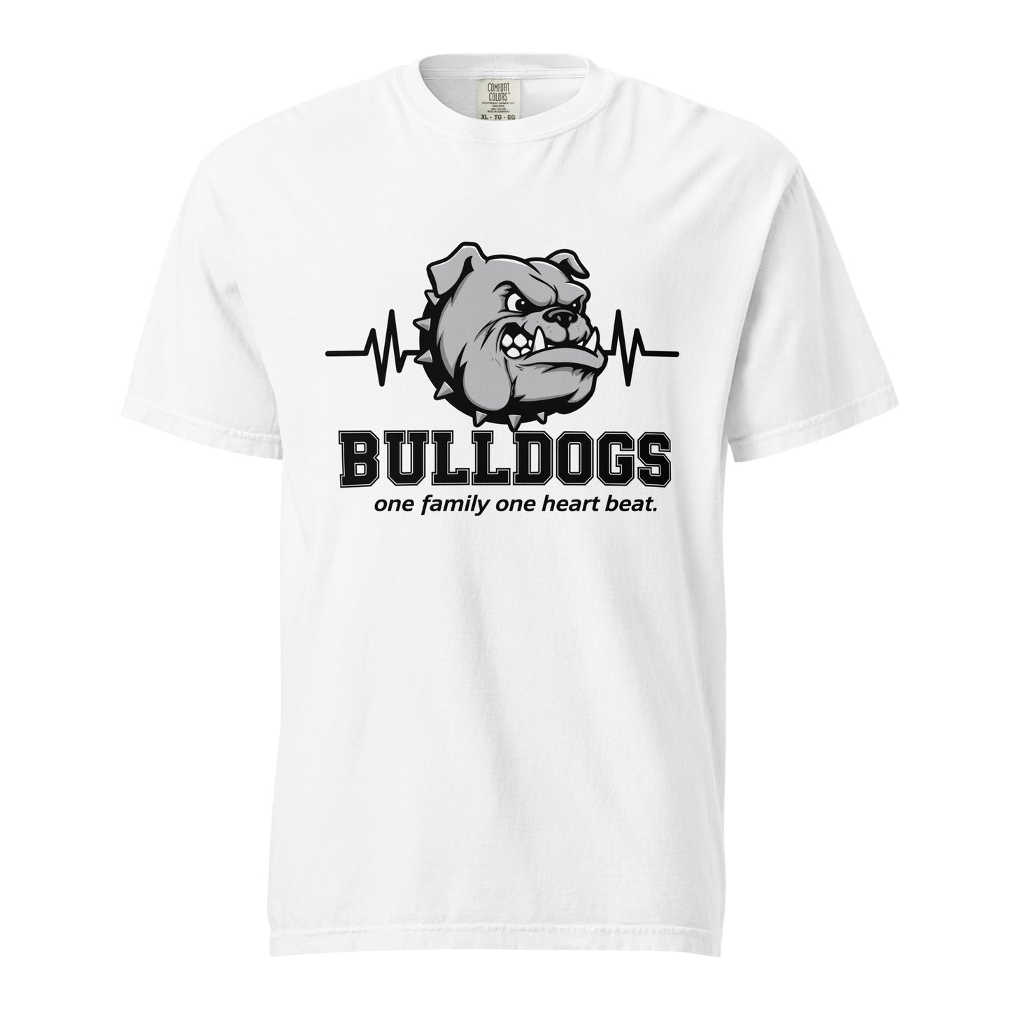 Signature | Comfort Colors T-Shirt | Celina Recreational Football Black | Bulldogs Crest Logo