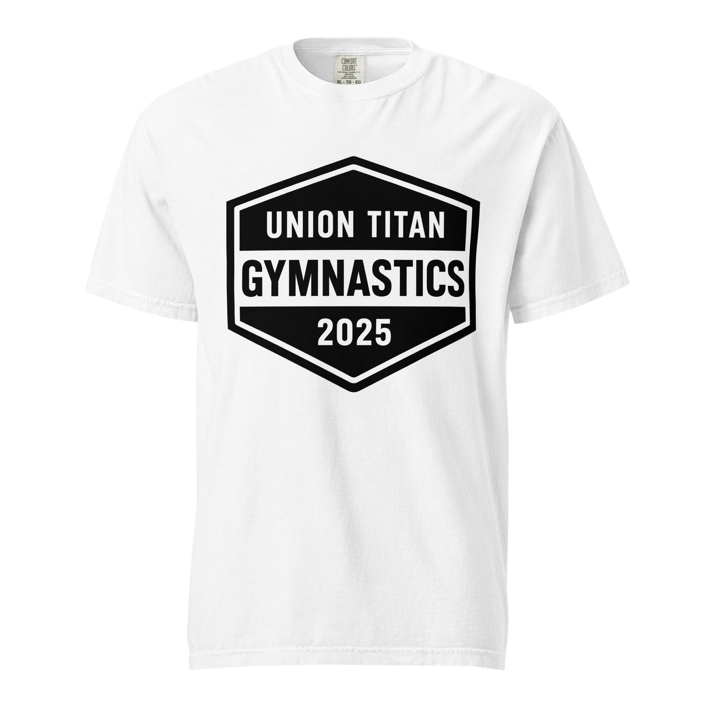 Signature | Comfort Colors T-Shirt | Union Gymnastics | Vanguard Logo