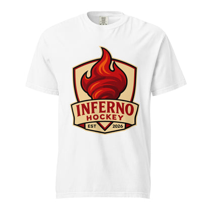 Signature | Comfort Colors T-Shirt | Inferno Hockey | Crest Logo
