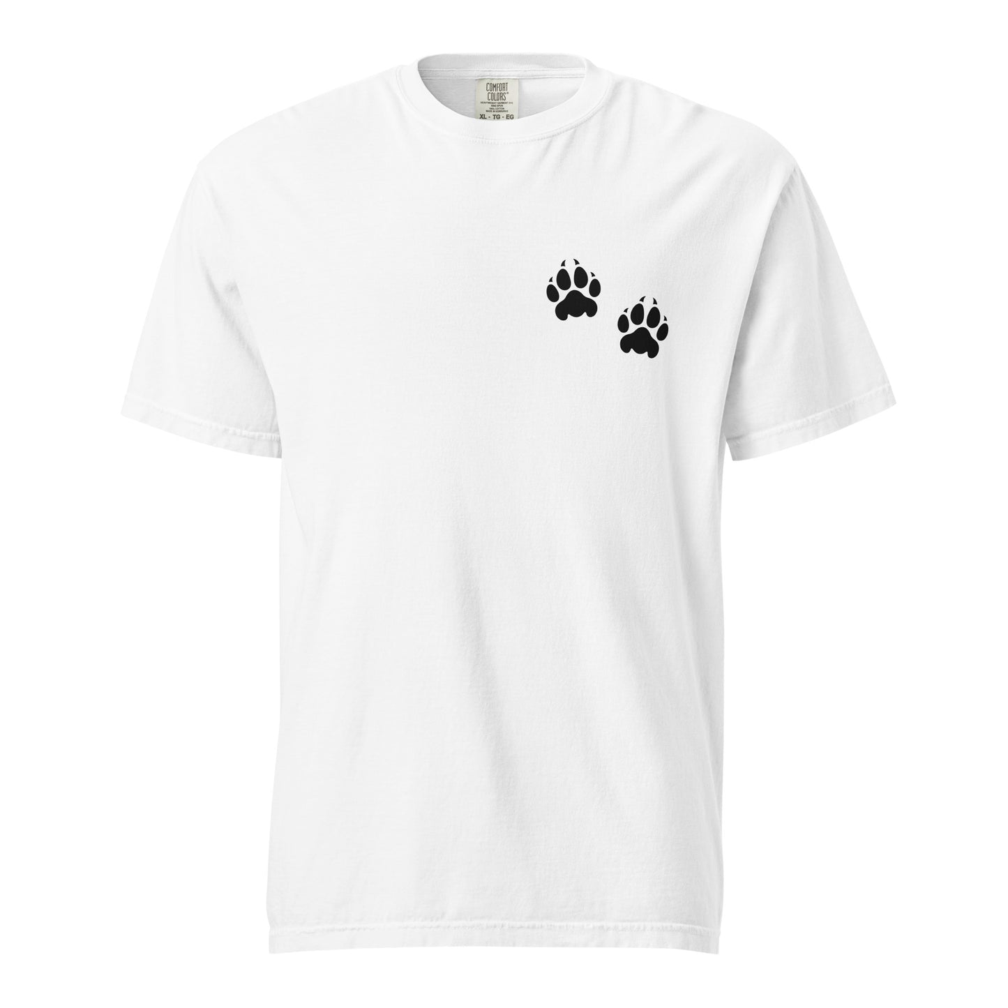 Signature | Comfort Colors T-Shirt | Orange Wave Marching Band | Paw Mark Logo