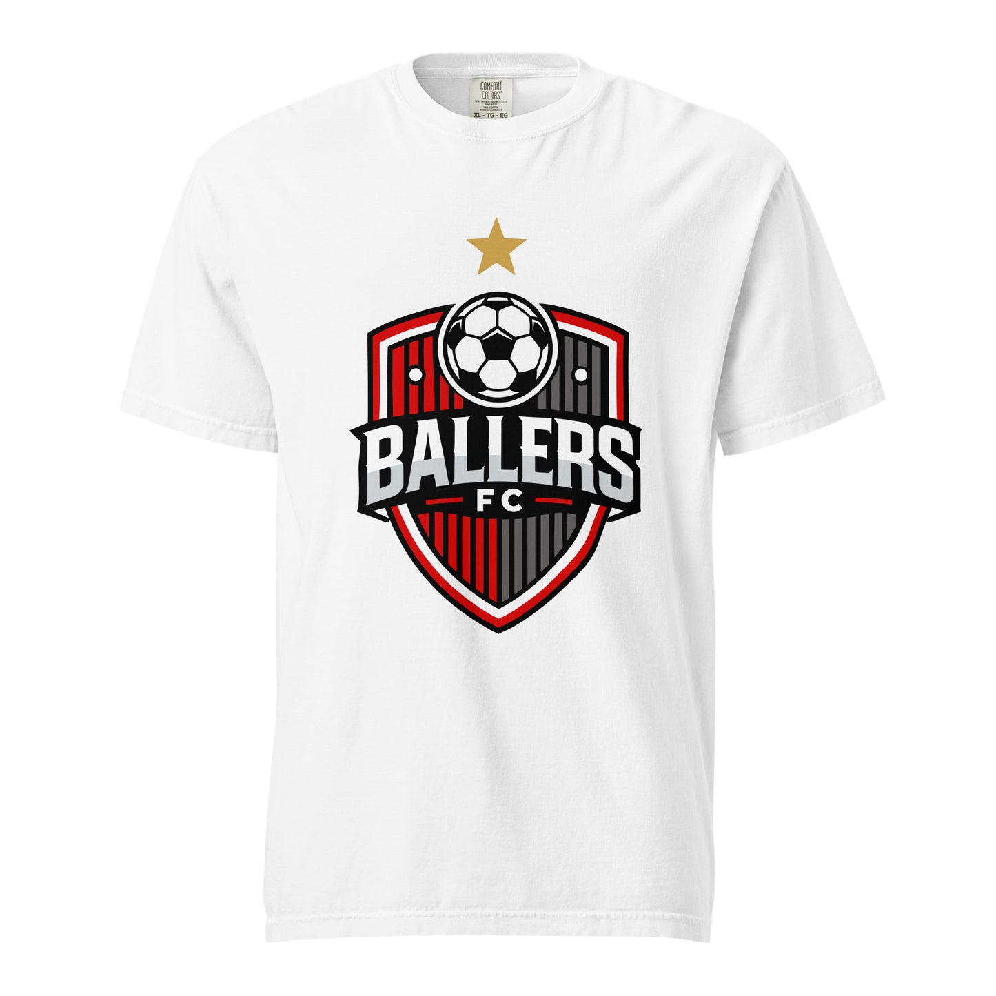 Signature | Comfort Colors T-Shirt | Ballers FC | Shield Logo