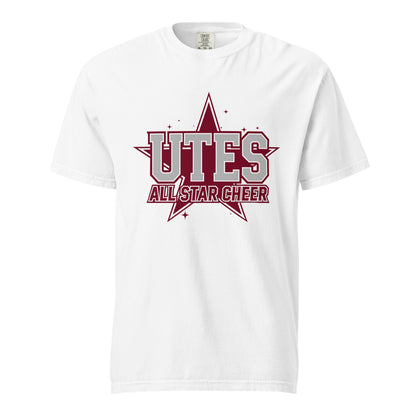 Signature | Comfort Colors T-Shirt | Utes Allstar Cheer | Crest Logo