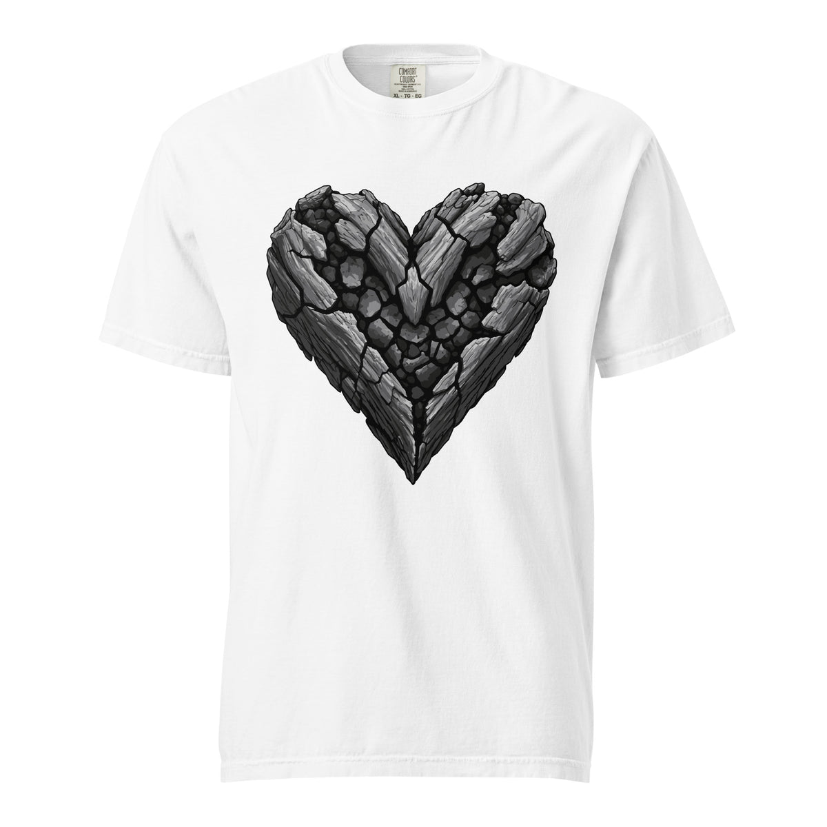 Signature | Comfort Colors T-Shirt | Obsidian Heartbeat | Emblem Logo