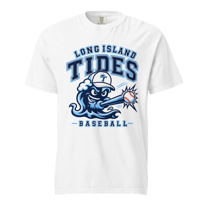 Signature | Comfort Colors T-Shirt | Long Island Tides Baseball | Valor Logo