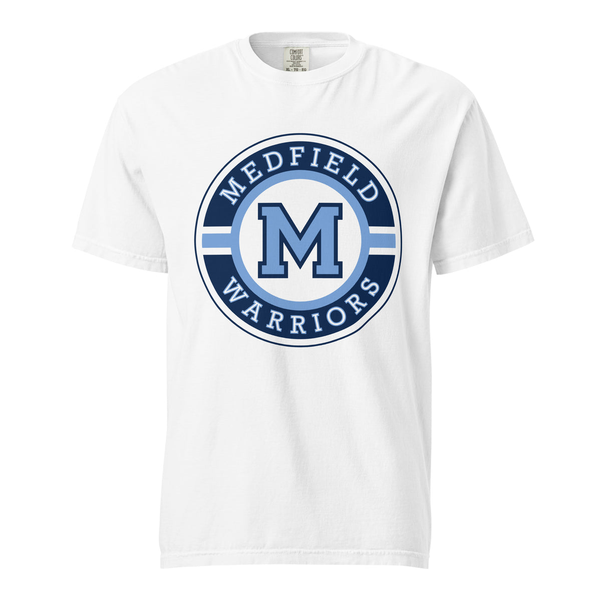 Signature | Comfort Colors T-Shirt | Medfield Softball | Badge Logo