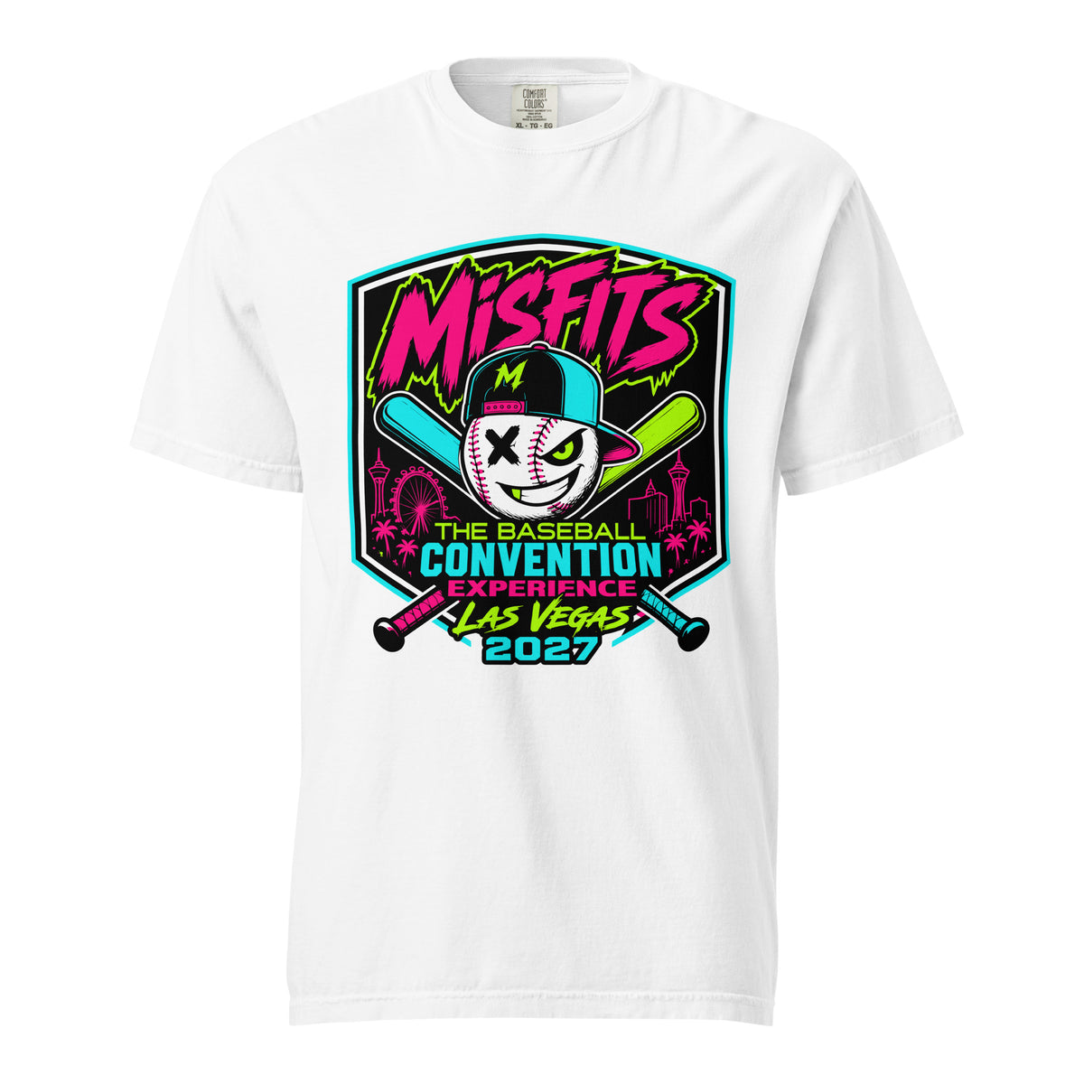 Signature | Comfort Colors T-Shirt | Misfits Baseball | Shield Logo