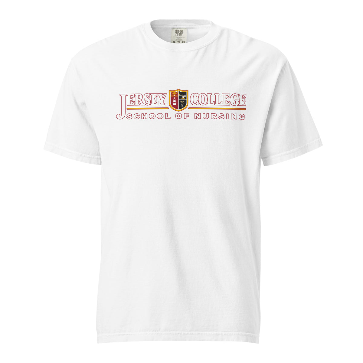 Signature | Comfort Colors T-Shirt | Grand View University Nursing | Emblem Logo