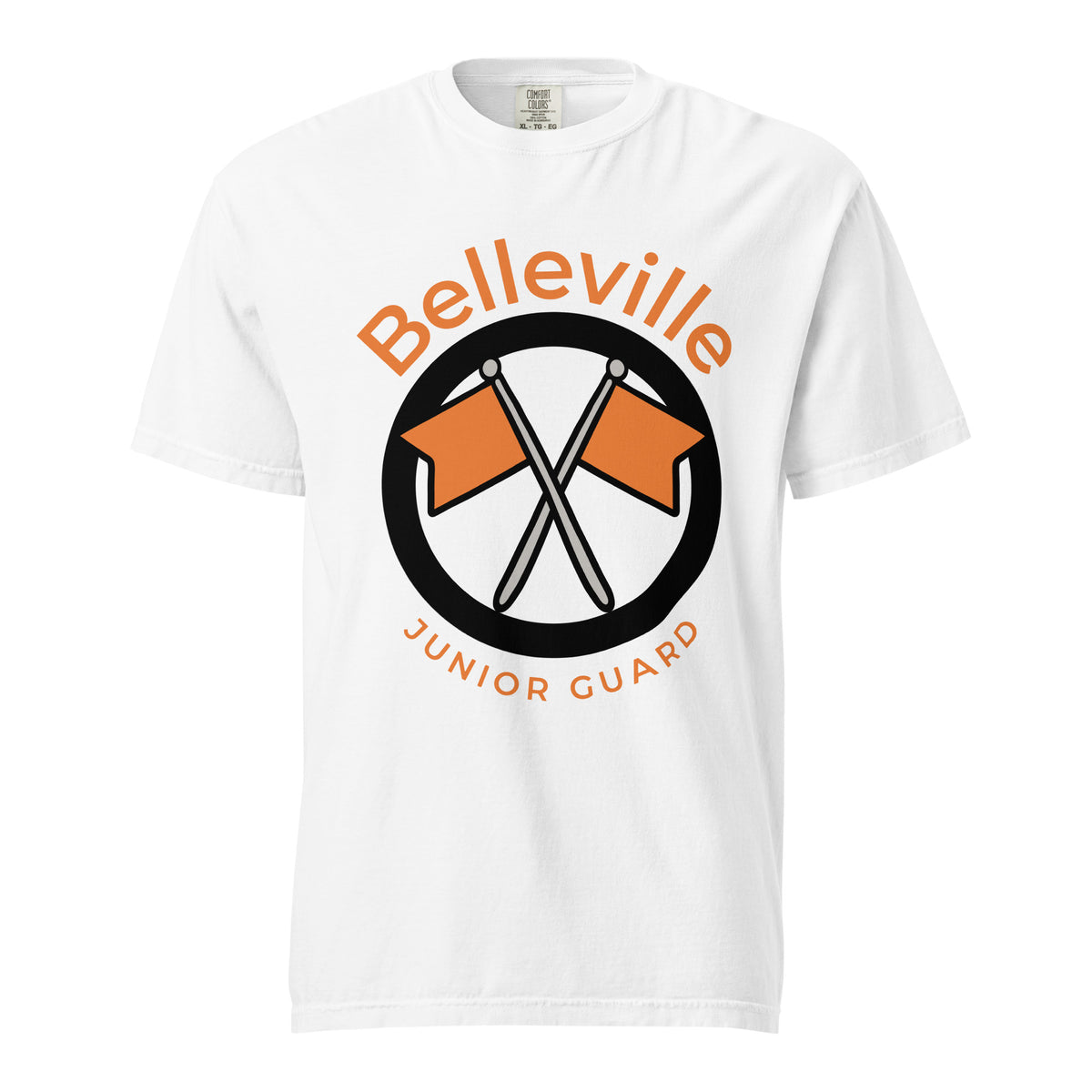 Signature | Comfort Colors T-Shirt | Belleville Community Guard Programs | Crest Logo