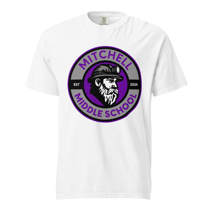 Signature | Comfort Colors T-Shirt | Mitchell Middle School Softball | Badge Logo