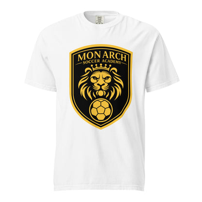 Signature | Comfort Colors T-Shirt | Monarch Soccer Academy | Shield Logo