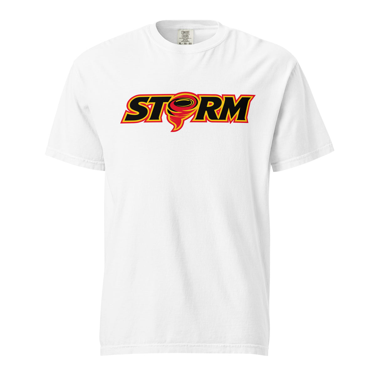 Signature | Comfort Colors T-Shirt | Storm Baseball Team | Crest Logo