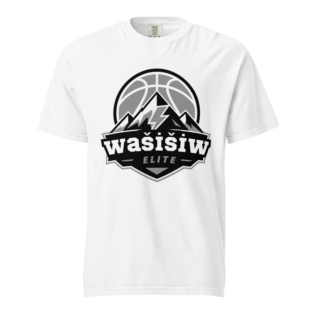 Signature | Comfort Colors T-Shirt | Wašišiw Elite | Shield Logo