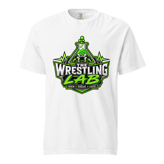Signature | Comfort Colors T-Shirt | The Wrestling Lab | Emblem Logo