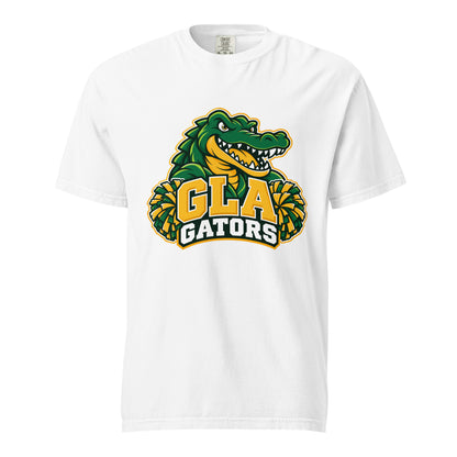 Signature | Comfort Colors T-Shirt | GLA Gators Cheer Team | Apex Gators Elite Logo
