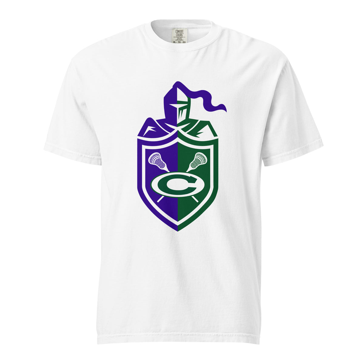 Signature | Comfort Colors T-Shirt | Central West Girls Lacrosse | Crest Logo