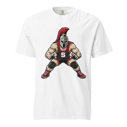 Signature | Comfort Colors T-Shirt | Spartan Wrestling Club | Mascot Logo