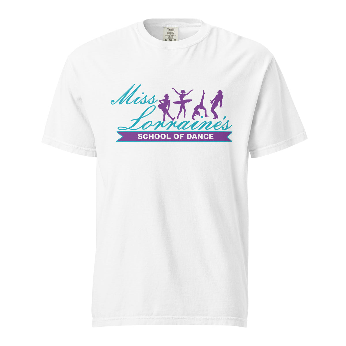 Signature | Comfort Colors T-Shirt | Miss Lorraine’s School of Dance | Crest Logo