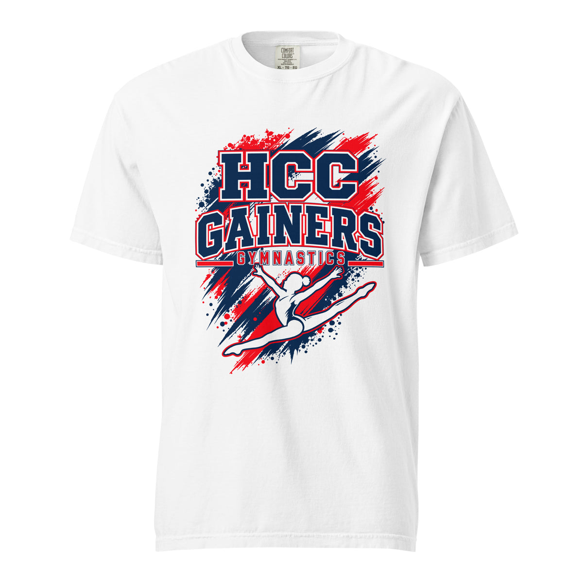 Signature | Comfort Colors T-Shirt | HCC Gymnastics | Crest Logo