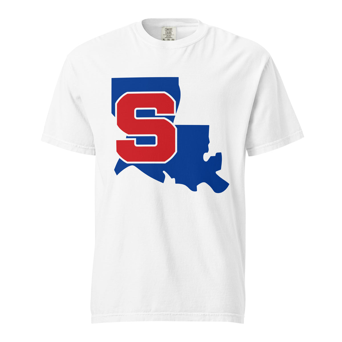 Signature | Comfort Colors T-Shirt | Louisiana Slam Baseball | Crest Logo