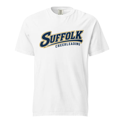 Signature | Comfort Colors T-Shirt | Suffolk University Cheerleading | Athletics Logo